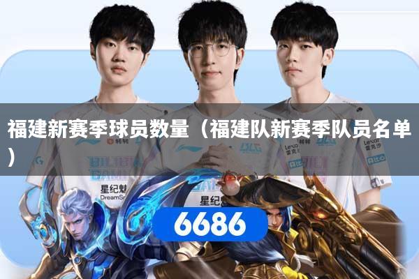 福建新赛季球员数量（福建队新赛季队员名单）